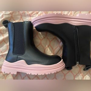 Two Tone kids riding boots